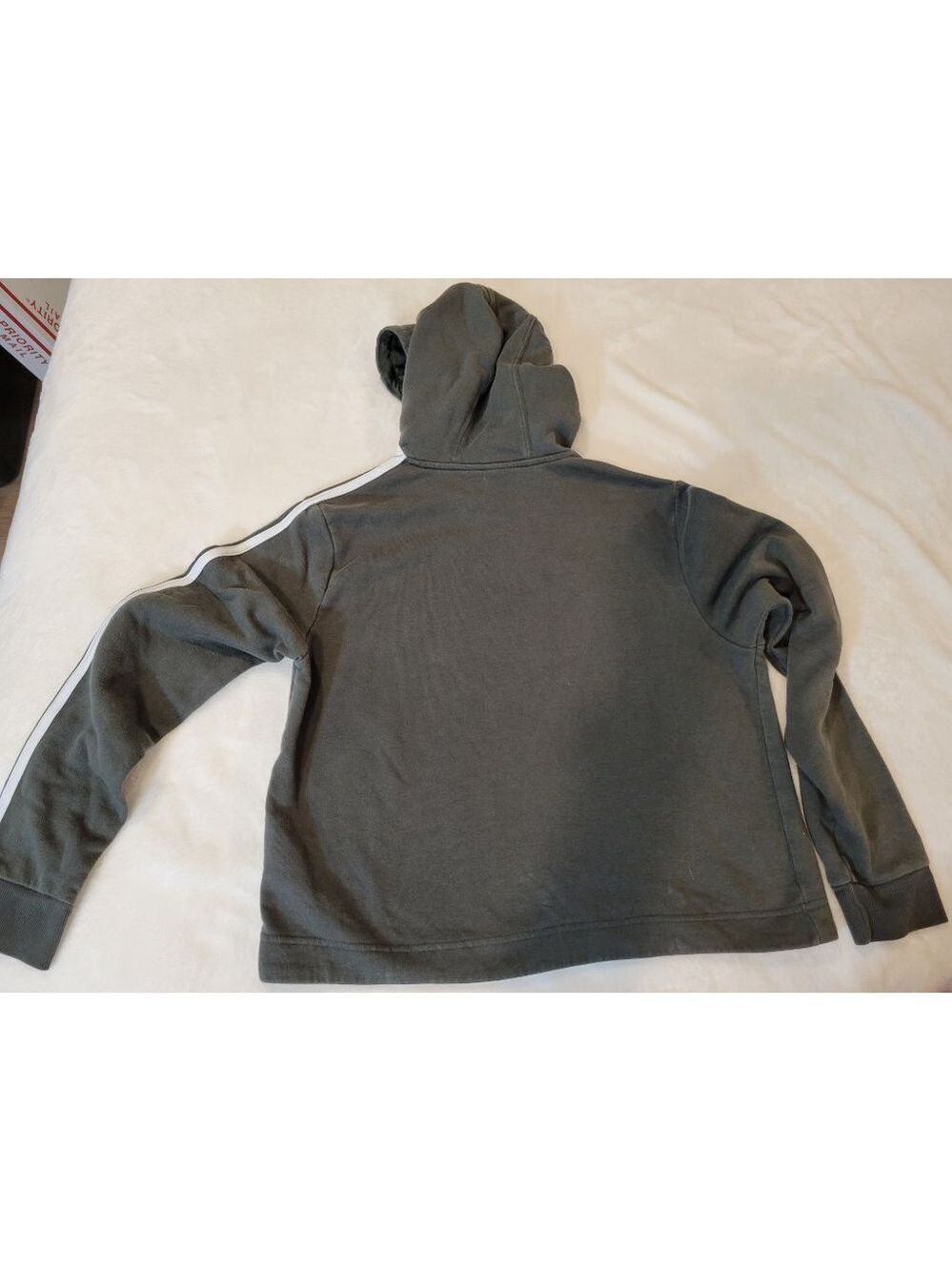 Adidas Boys Gray Hoodie Medium - Picture 8 of 8